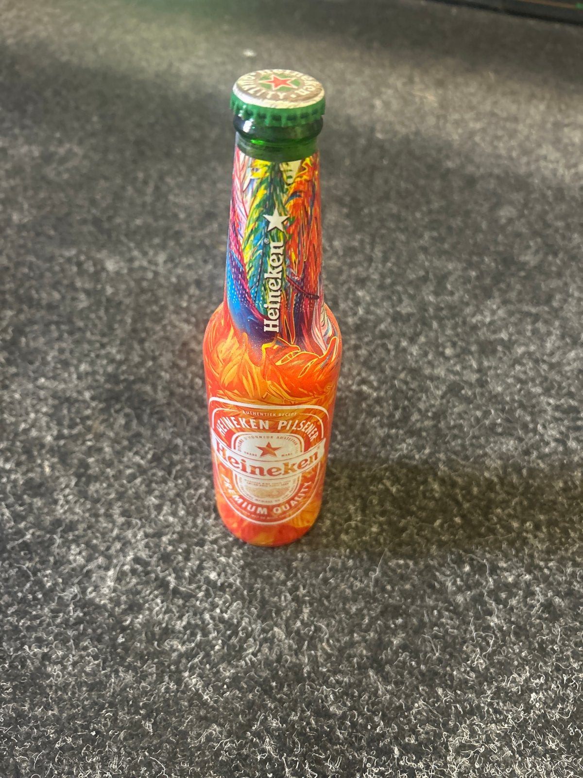 Heineken Oranje Leeuw Flesje - Limited Edition, Ophalen of Verzenden, Zo goed als nieuw, Flesje(s), Heineken