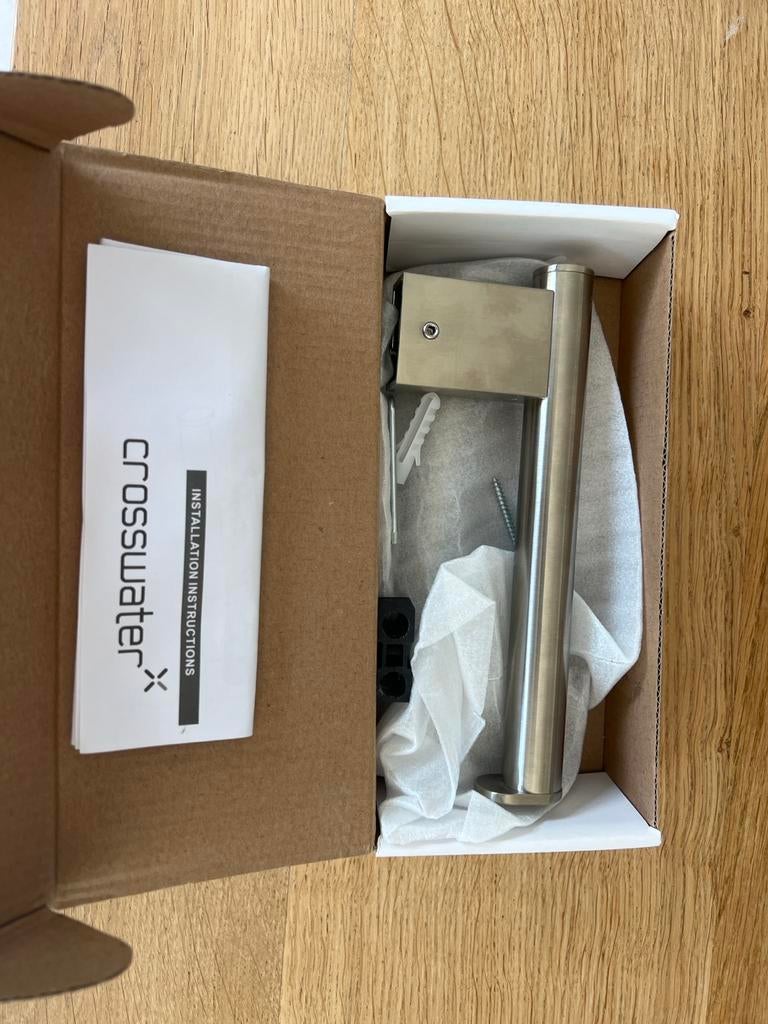 Luxe toiletrolhouder van Crosswater, nieuw!, Ophalen of Verzenden, Nieuw, Rvs, Toilet