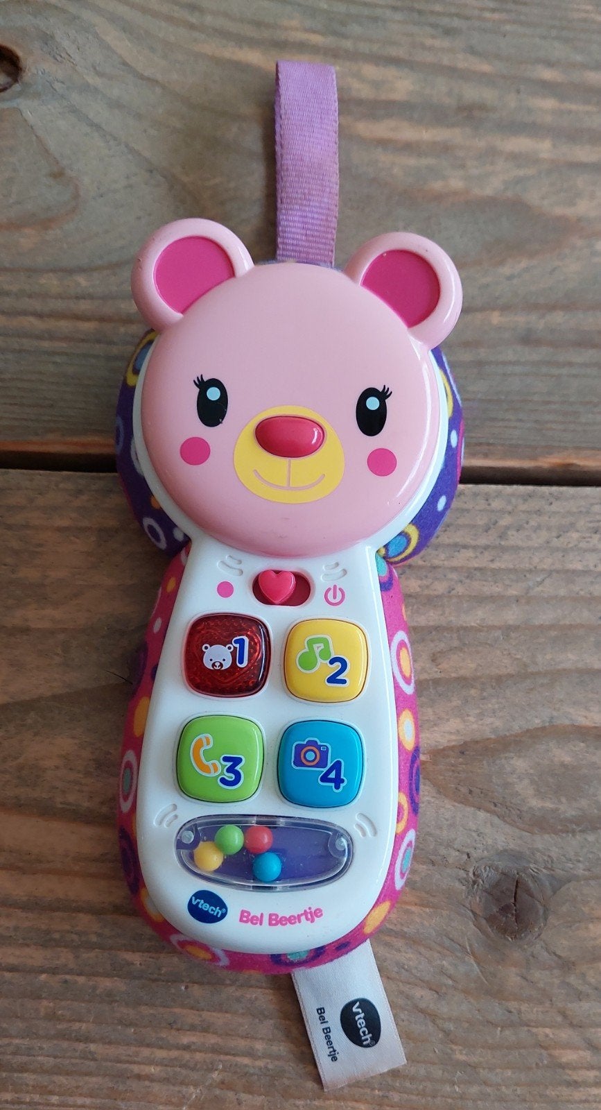 VTech Bel Beertje Telefoon - Interactief Speelgoed, Ophalen of Verzenden, Gebruikt, 6 maanden tot 2 jaar