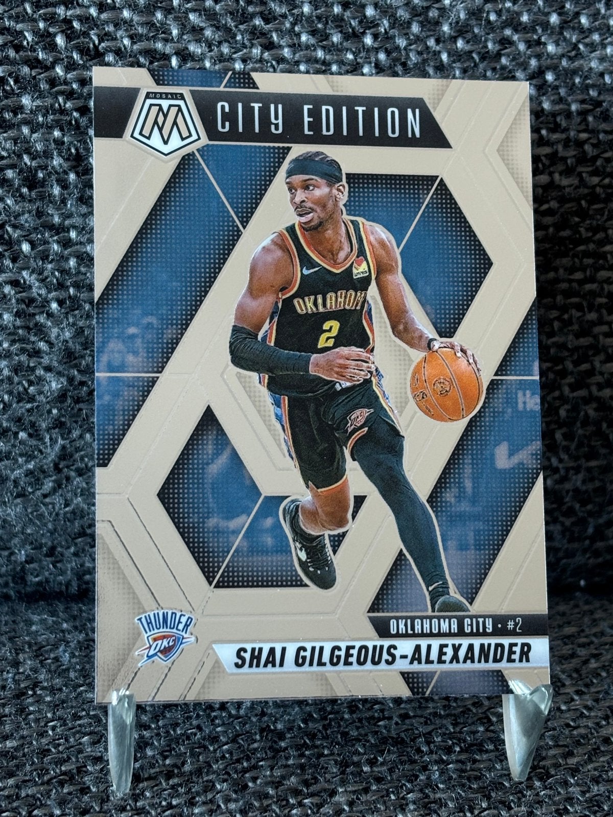 Shai Gilgeous-Alexander Panini NBA card OKC Thunder MVP, Ophalen of Verzenden, Nieuw, Plaatje