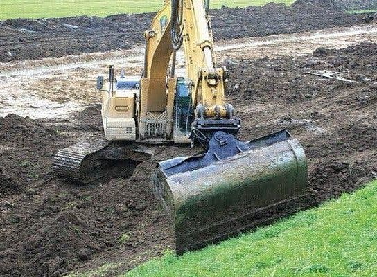 Hydraulische brede kantelbak 1/14 voor Lesu RC kranen, Ophalen of Verzenden, Nieuw, Schaal 1:14, Onderdeel