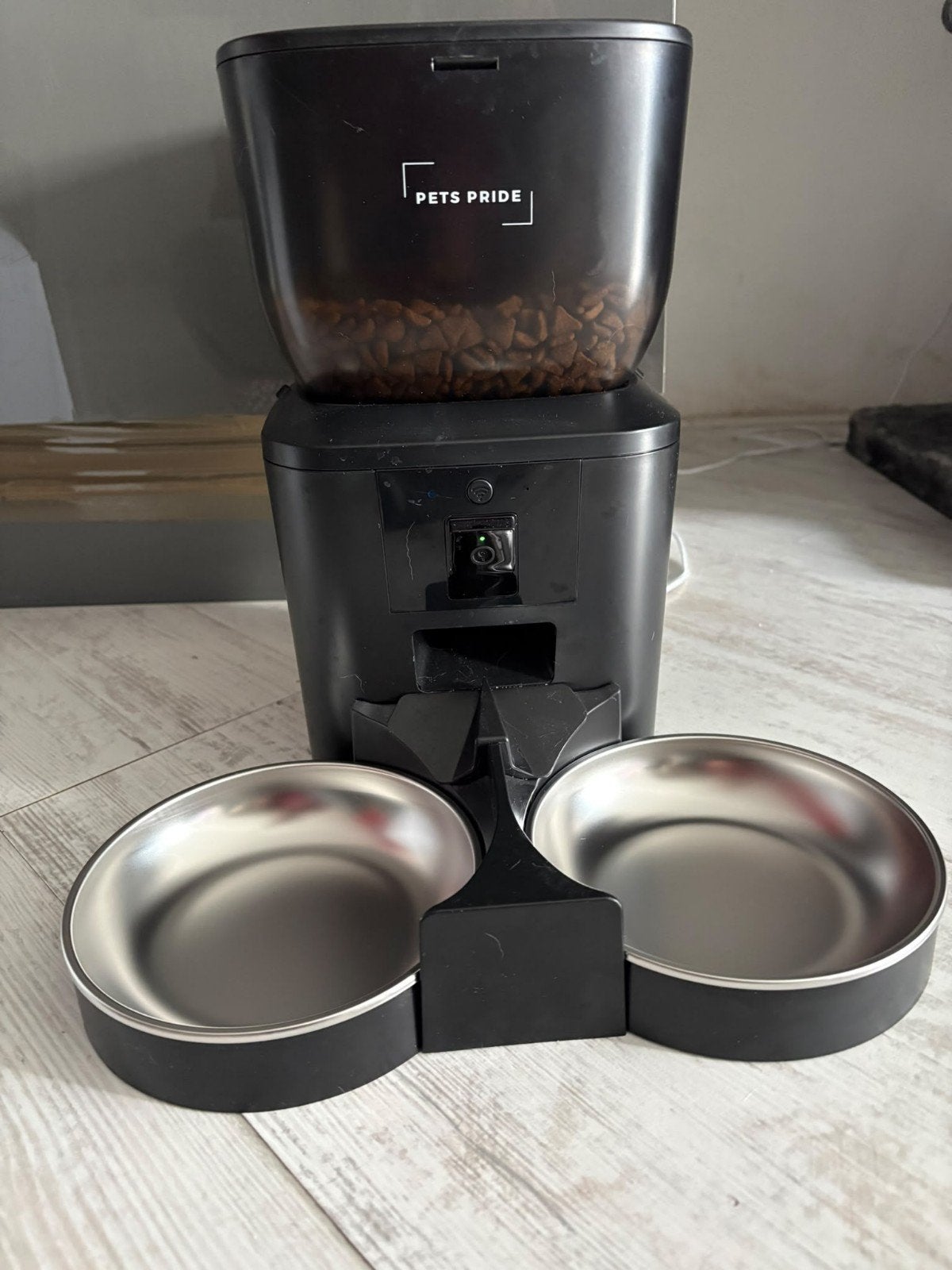 Pets Pride dual feeder black, Dieren en Toebehoren, Ophalen, Automatisch, Nieuw