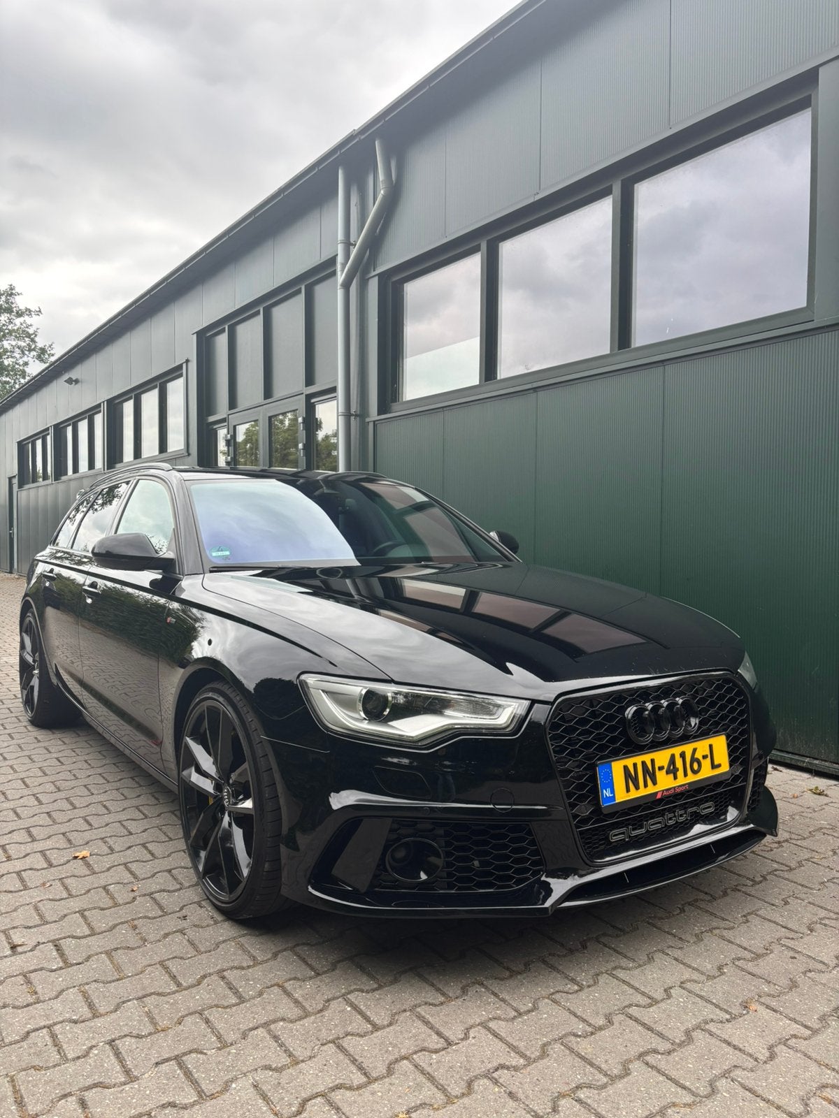 Audi A6 3.0 TDI Zwart 500 pk rs6 inruil mogelijk, Automaat, Zwart, Stationwagon, Diesel