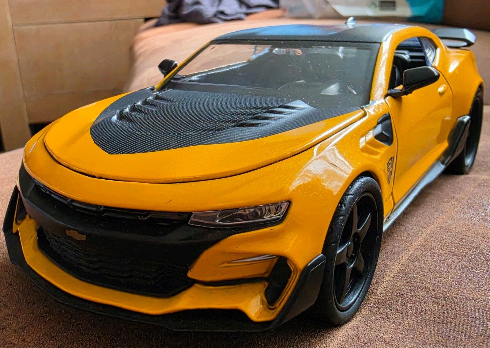 Transformers Bumblebee Chevrolet Camaro 1:24, Ophalen of Verzenden, Zo goed als nieuw, Auto