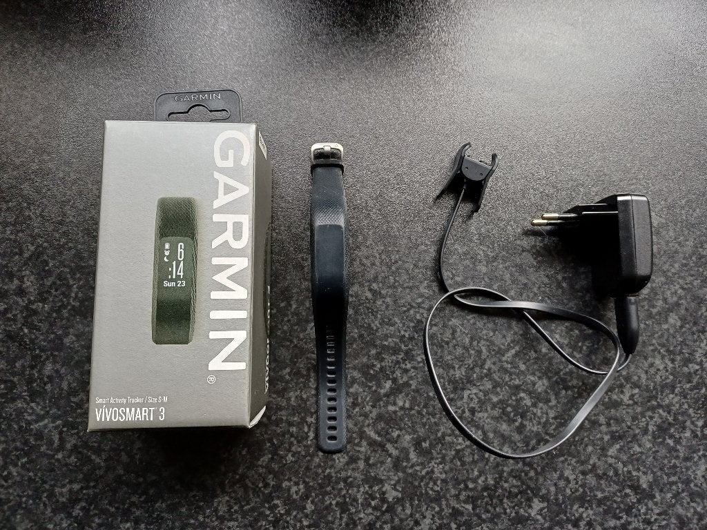 Garmin Vivosmart 3 smartwatch/activity tracker (S-M), Gebruikt, Zwart, Garmin, Ophalen of Verzenden