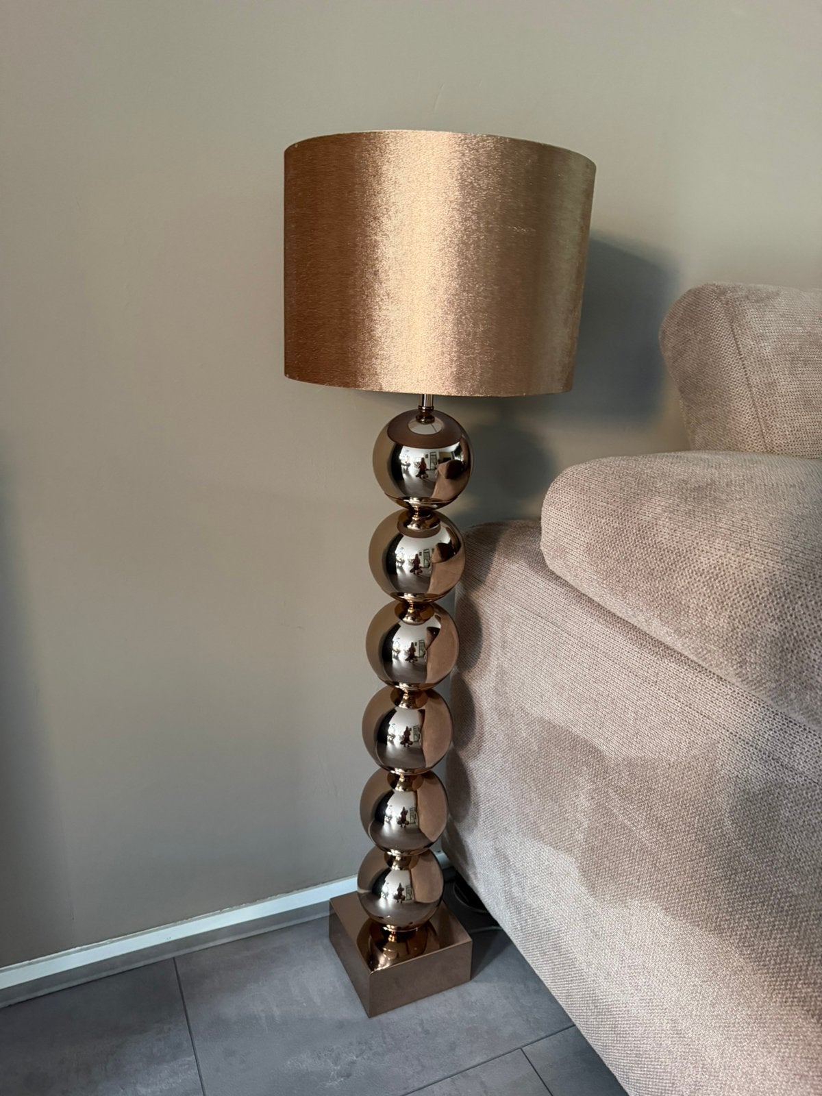 Staan lamp, Ophalen of Verzenden, Zo goed als nieuw, Minder dan 100 cm