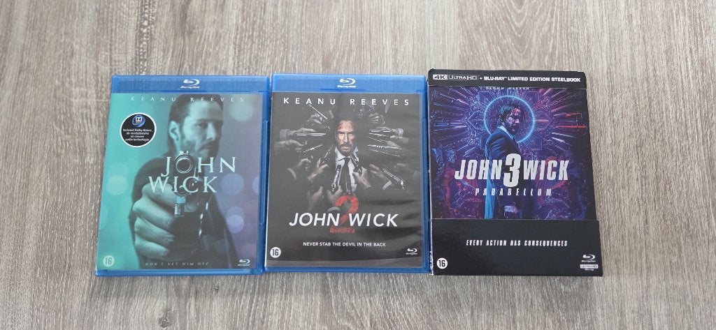 John Wick, Ophalen, Zo goed als nieuw