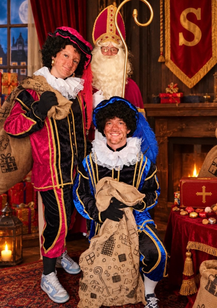 Sint + 2 pieten, Diversen, Ophalen of Verzenden, Zo goed als nieuw