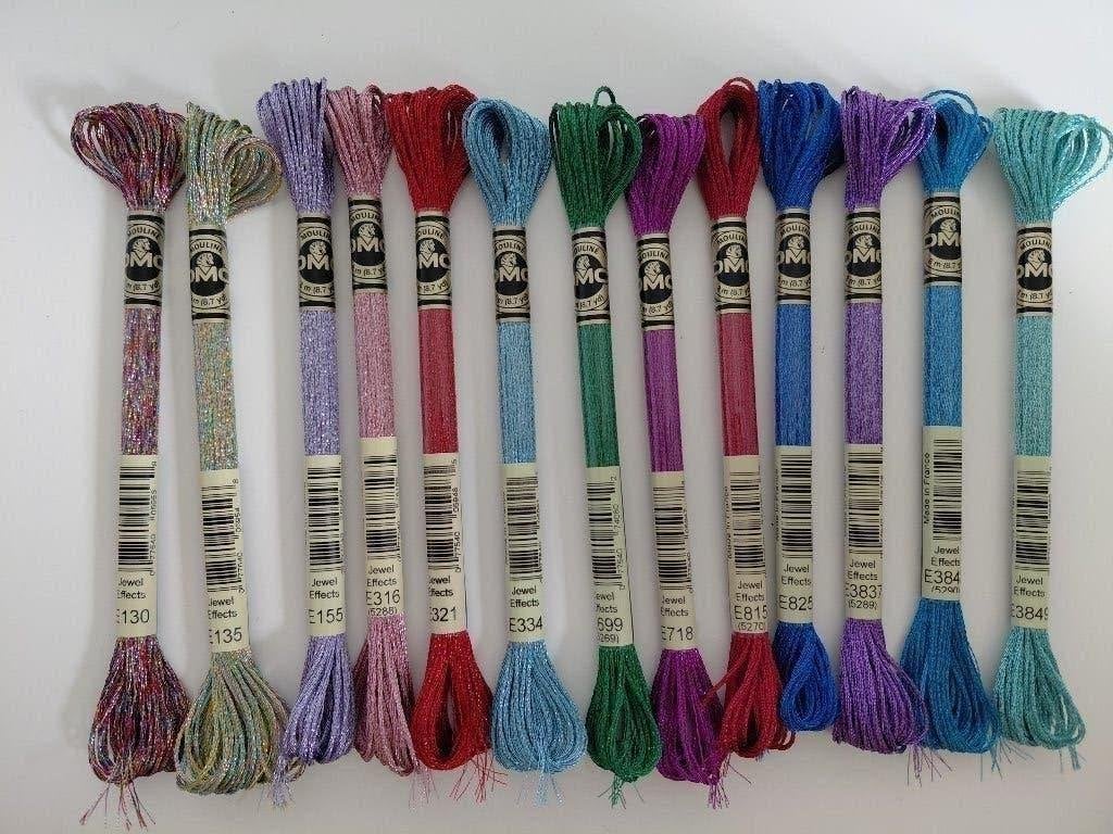 DMC Mouline Jewel Effects (metallic) borduurgaren, Ophalen of Verzenden, Nieuw, Handborduren, Borduurgaren of Zijde