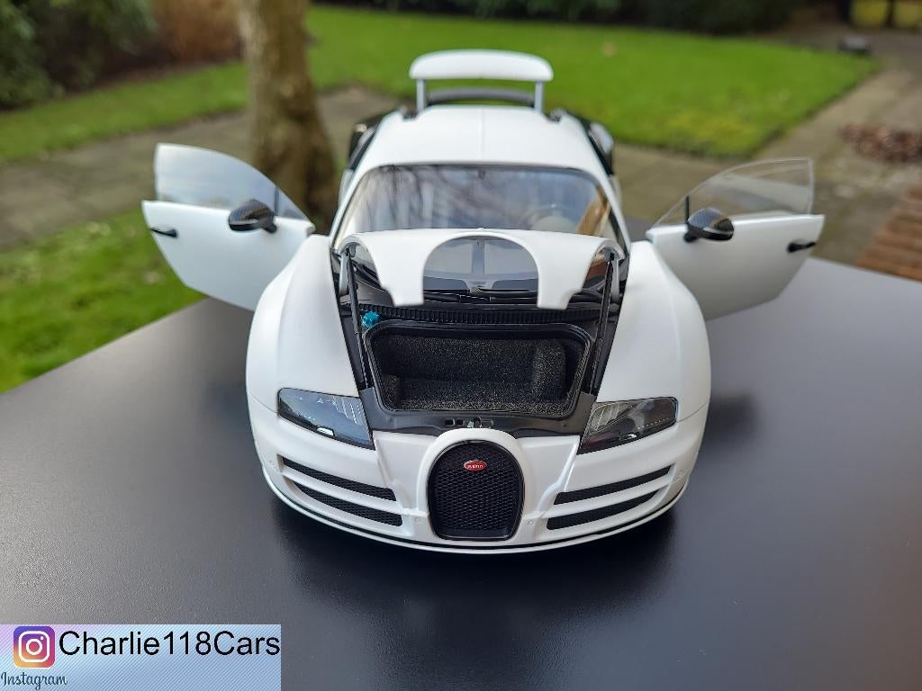 AUTOart 1/18 Bugatti Veyron Super Sport – Pur Blanc Edition, Ophalen of Verzenden, Nieuw, Autoart