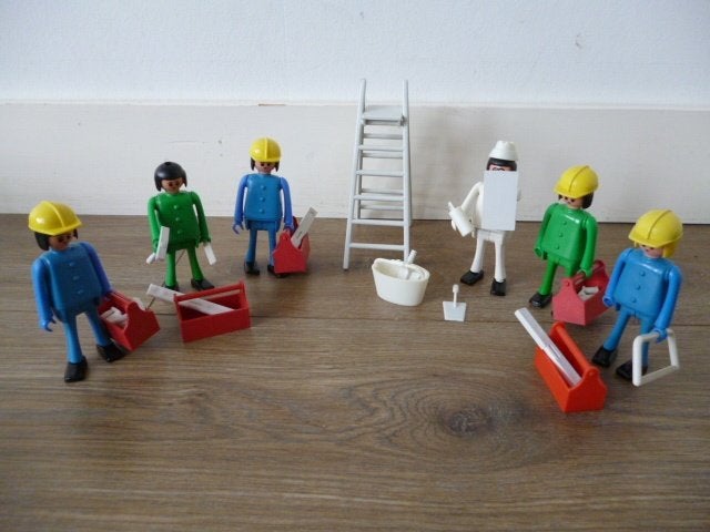Vintage Play Big Klussen Poppetjes met Gereedschappen, Ophalen of Verzenden, Zo goed als nieuw