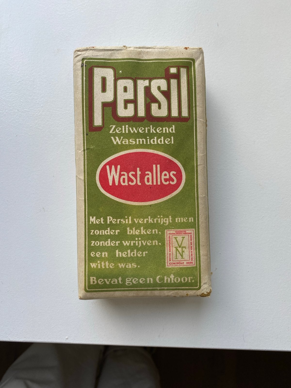 Vintage Persil Zelfwerkend Wasmiddel - Wast Alles, Ophalen of Verzenden