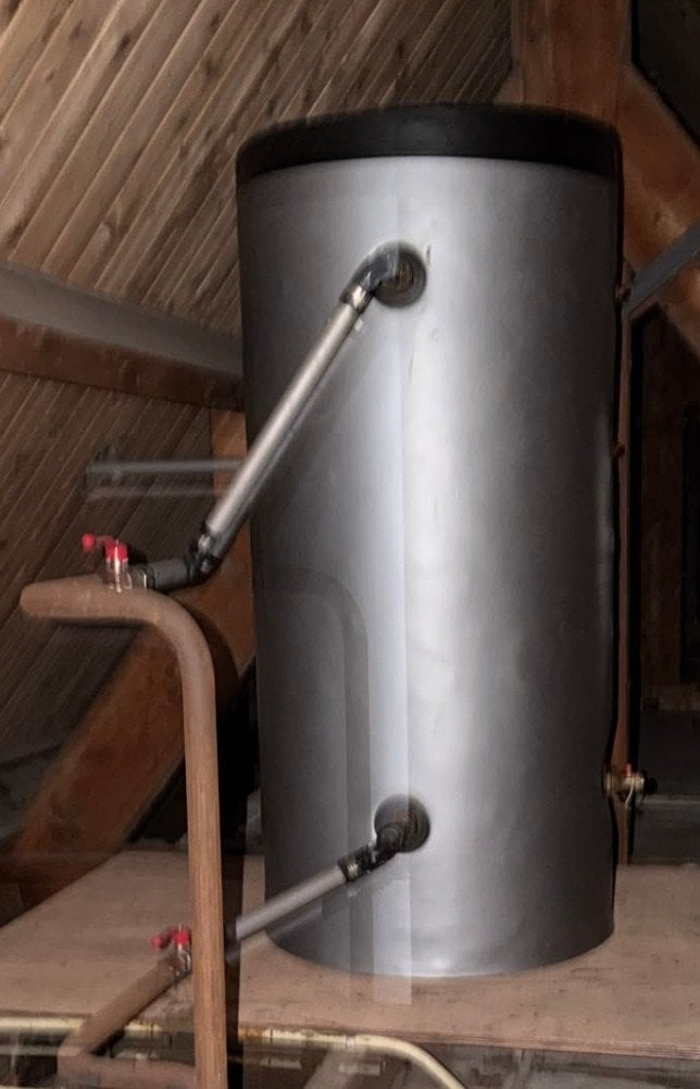 DAT elektrische boiler 500L met 9kW verwarmingselement, 100 liter of meer, Zo goed als nieuw, 3 t/m 5 jaar oud, Boiler