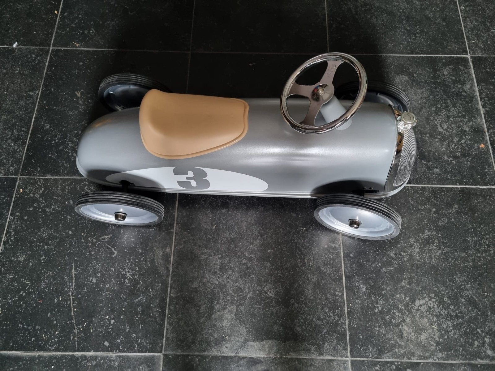Baghera Rider Silver loopauto - Zo goed als nieuw, Ophalen of Verzenden, Zo goed als nieuw, Loopvoertuig