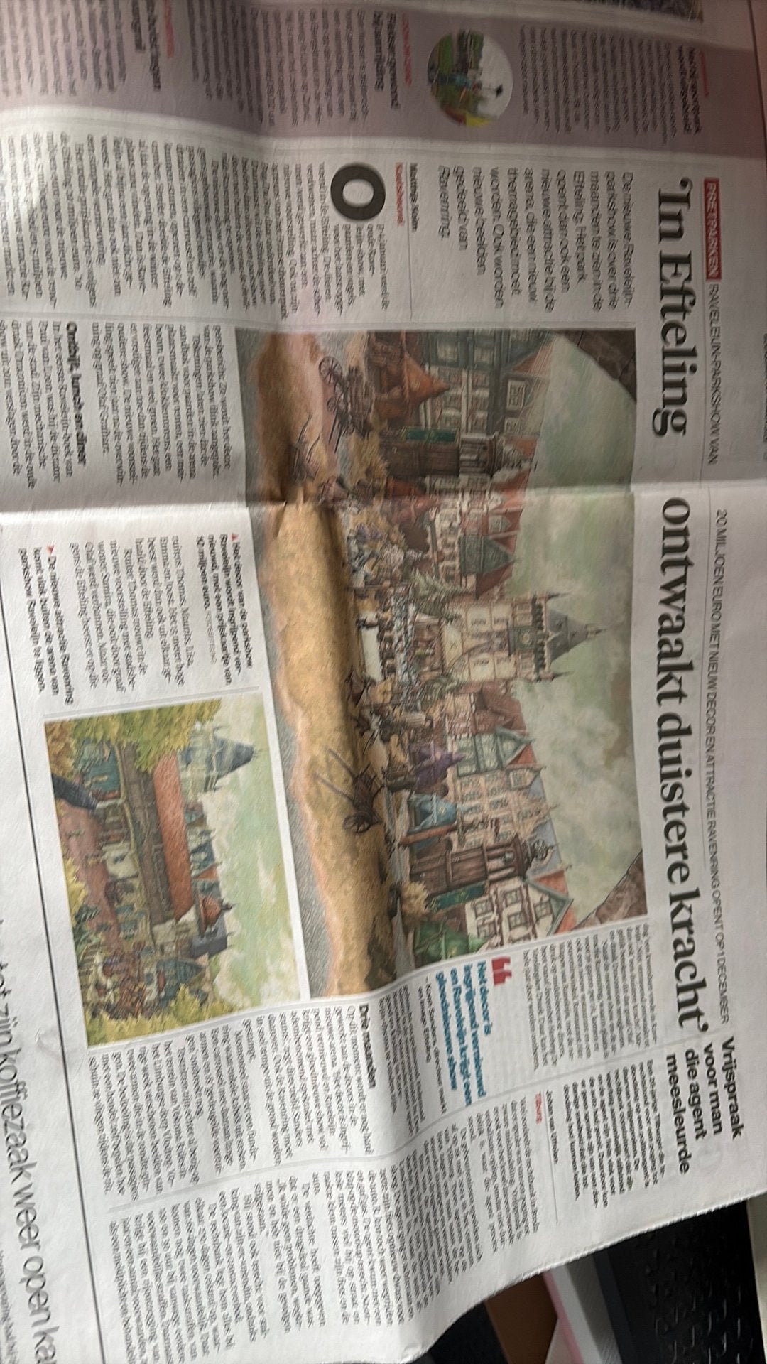 Enkele Efteling kranten artikelen, Ophalen of Verzenden, 1940 tot 1960, Krant