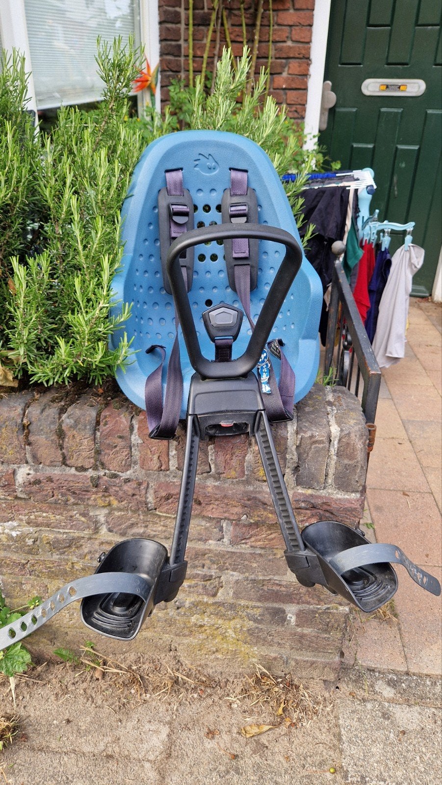 Yepp Mini voorzitje fiets inclusief sleutel en beugel, Fietsen en Brommers, Fietsaccessoires | Fietsstoeltjes, Ophalen, Yepp, Gebruikt