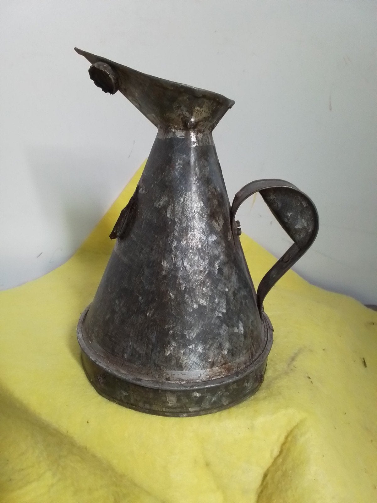 15600) antiek zinken olie kannetje, Antiek en Kunst, Ophalen of Verzenden