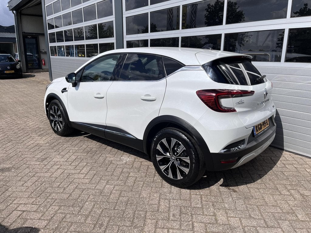 Renault Captur 1.6 E-Tech Hybrid 145 Intens, Auto's, Renault, 12 maanden, Gebruikt, Leder en Stof, Wit