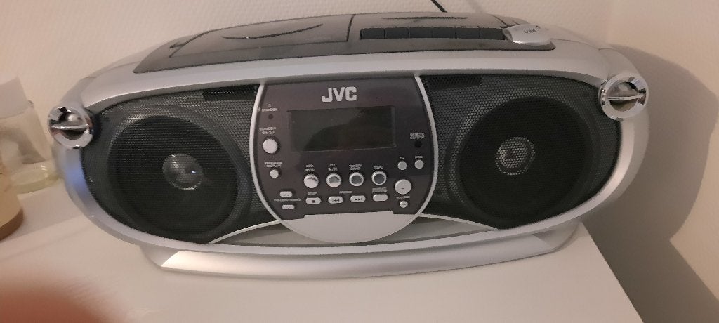 Draagbare radio, cd en cassettespeler, Ophalen, Gebruikt, Radio, Met cd-speler