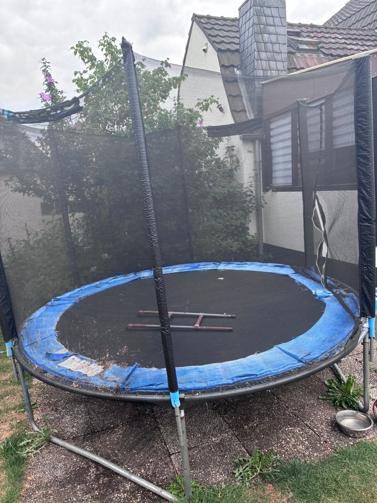 Trampoline, Ophalen, Gebruikt