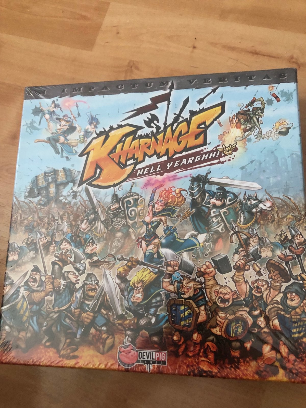 Kharnage met uitbreiding Tricks and Mercenaries - Nieuw, Drie of vier spelers, Ophalen of Verzenden, Nieuw