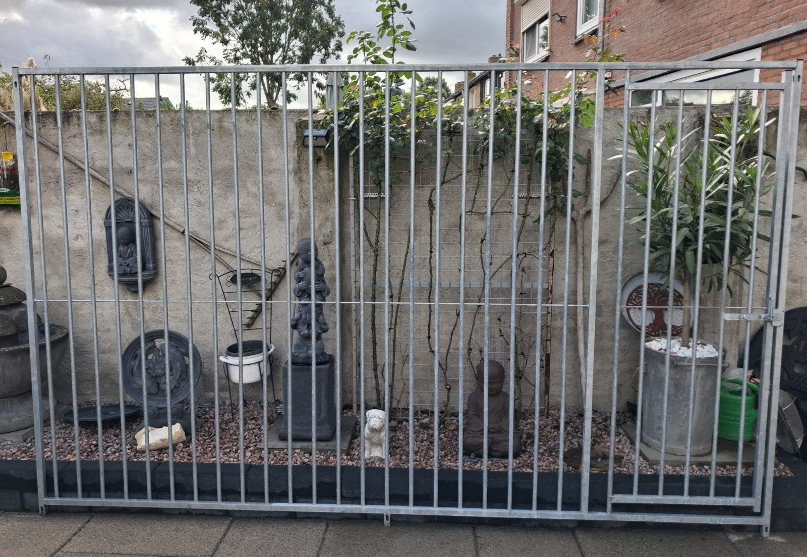3 Kennelpanelen (2 met deur), Tuin en Terras, Ophalen, Met poort, Gebruikt, Spijlenhekwerk