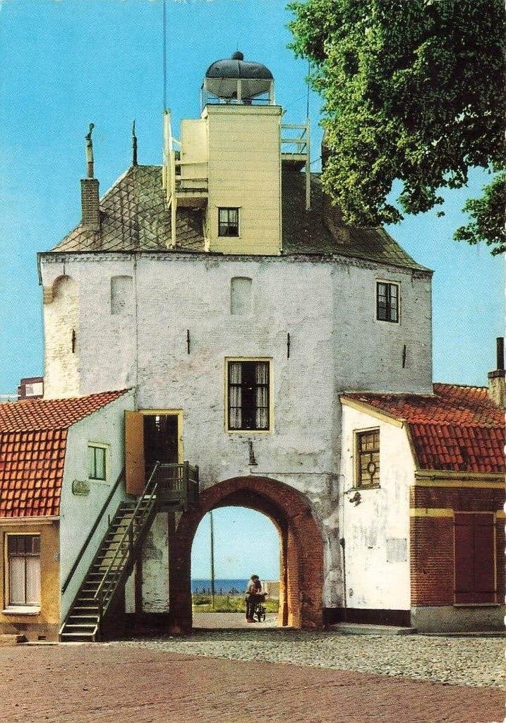 Harderwijk, Vispoort, Ophalen of Verzenden, 1960 tot 1980, Gelopen, Gelderland