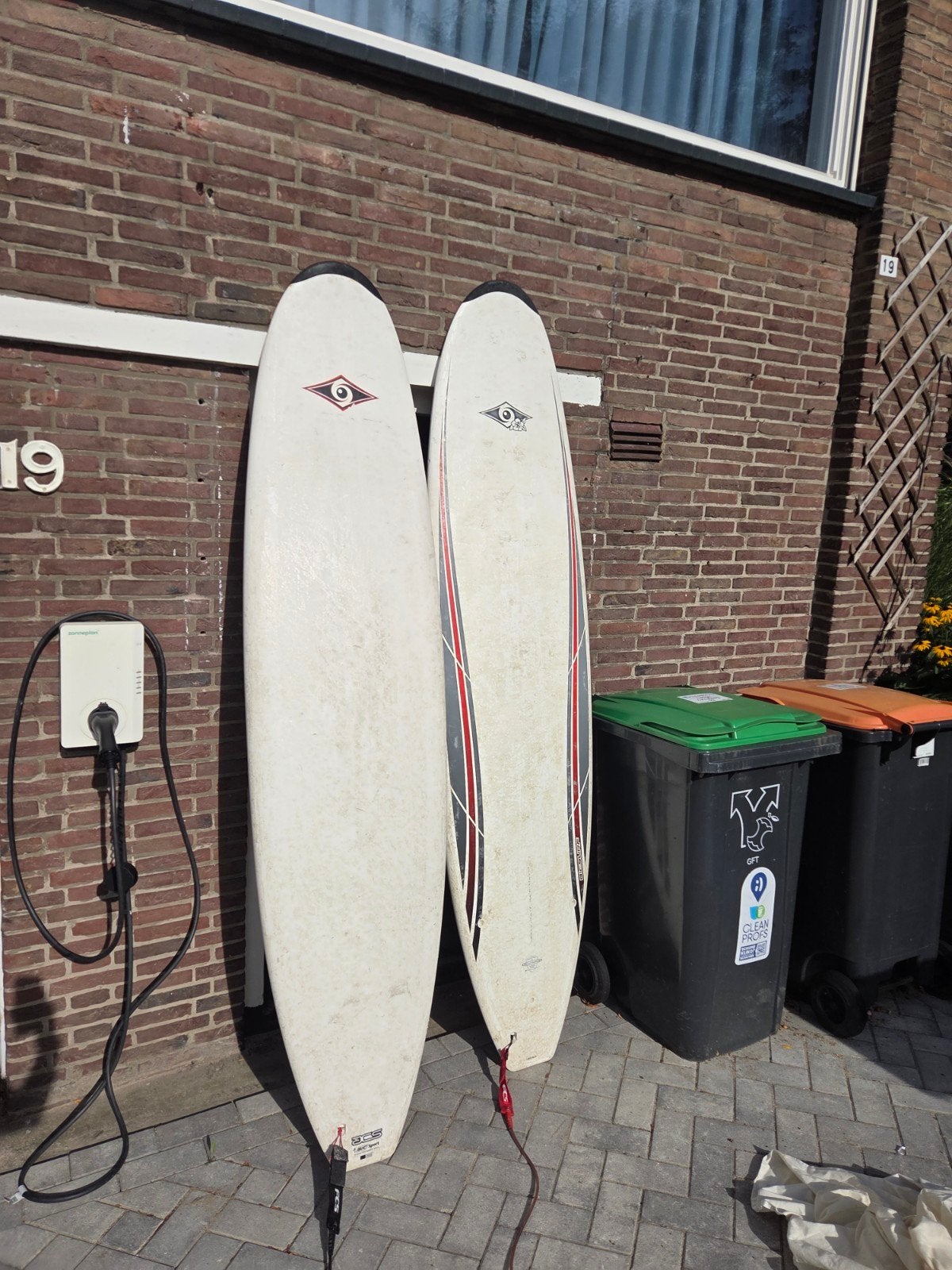 2x BIC 7,9 surfplanken, Ophalen, Gebruikt, Funboard, Met vinnen
