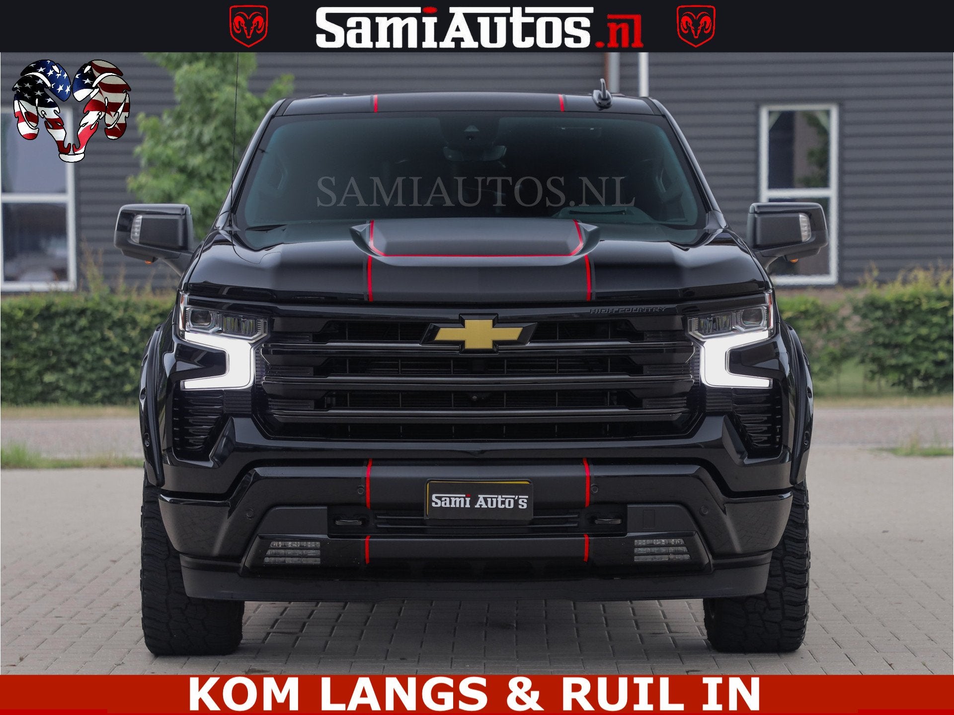 Chevrolet Silverado HULK PACK | BEAST | HUIF | BLACK OPS | B, Automaat, Met garantie (alle), 426 pk, Zwart
