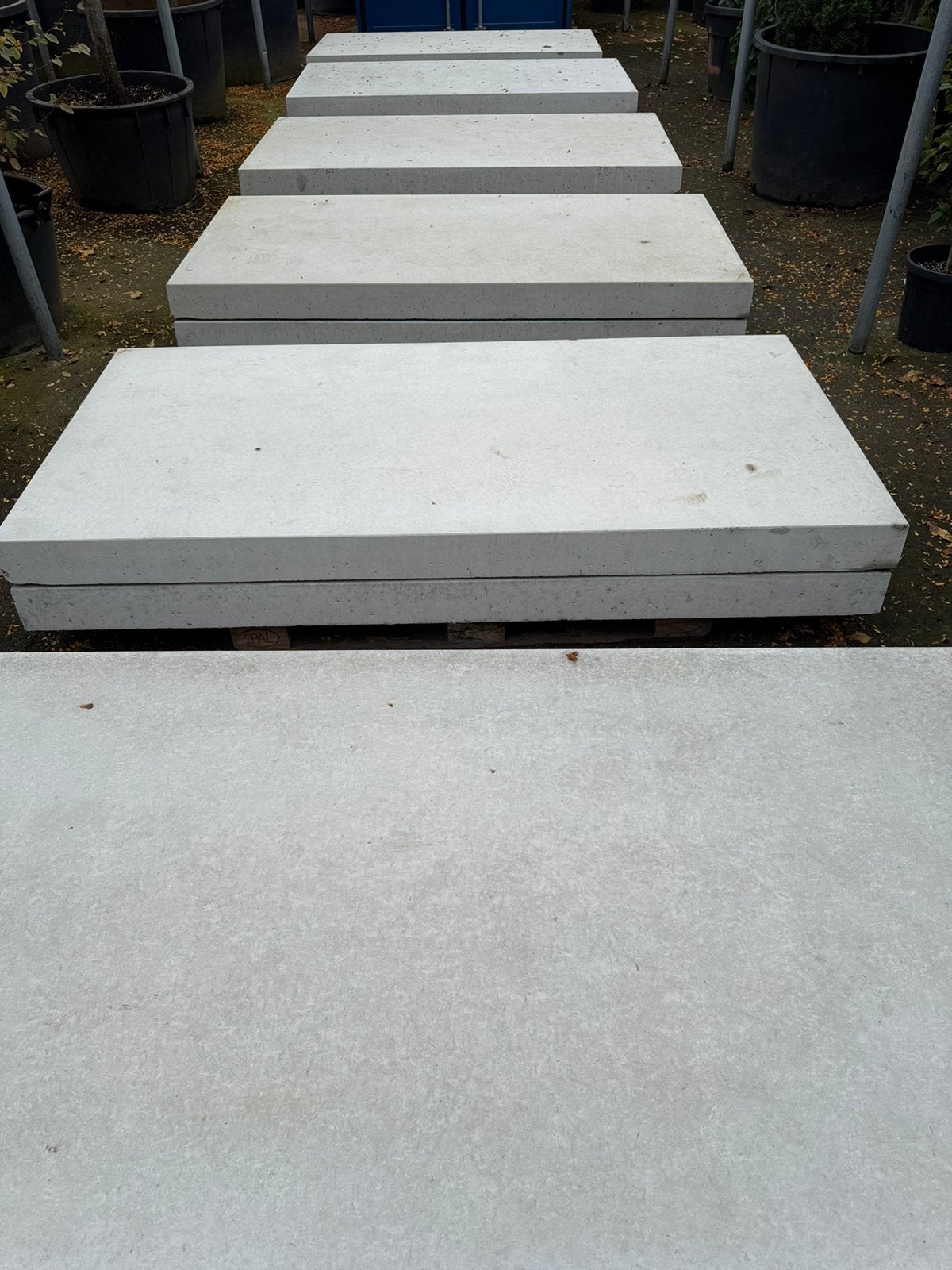 Betonplaten (grote) Eurodal 33 m2 nieuw !!!, Ophalen, Overige typen, Nieuw, 10 m² of meer