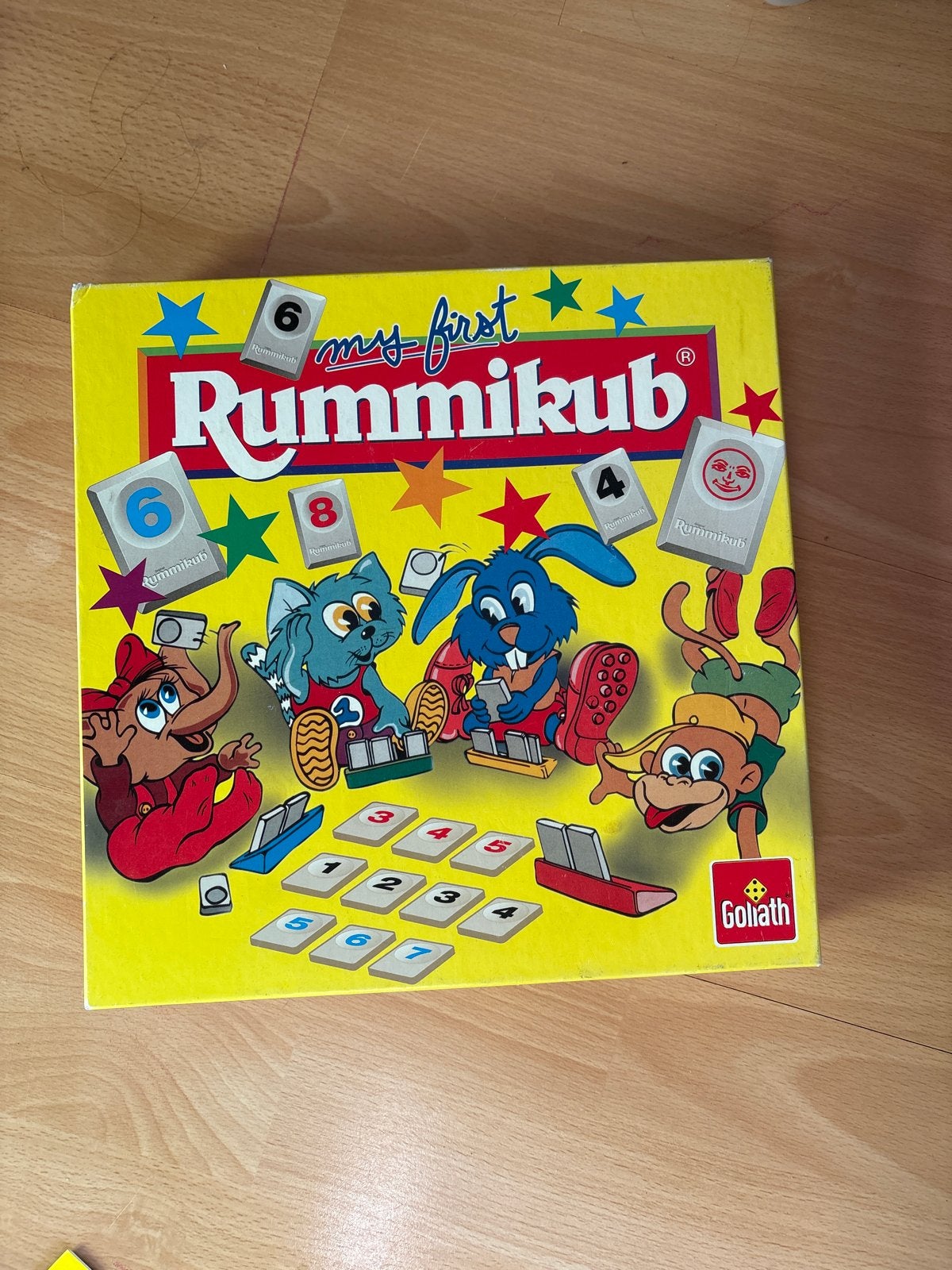 My First Rummikub - Educatief cijferspel voor kinderen, Drie of vier spelers, Ophalen of Verzenden, Gebruikt