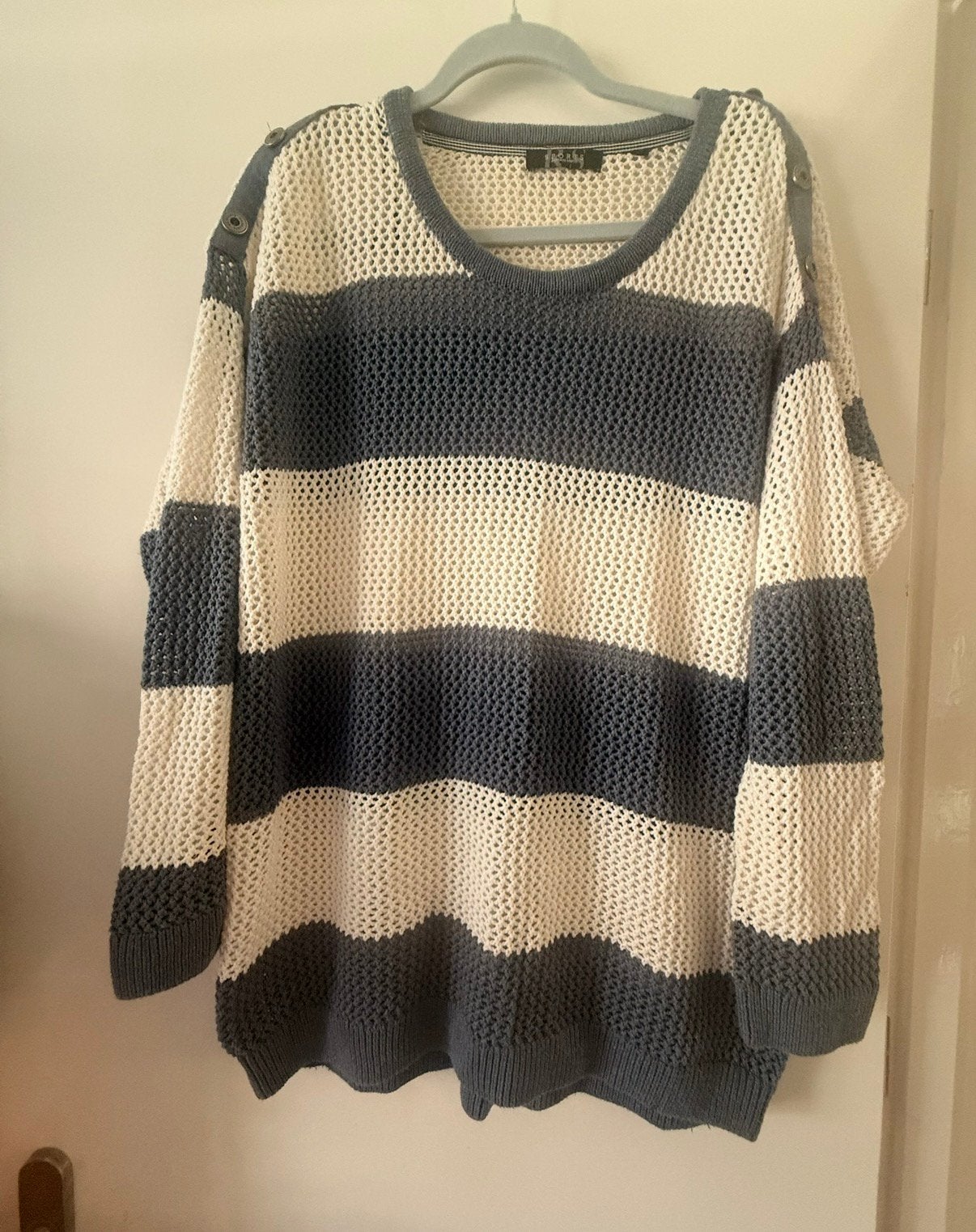 ZGAN Roberto Sarto trui / sweatshirt maat 42 - 44, Ophalen of Verzenden, Zo goed als nieuw, Maat 42/44 (L), Blauw