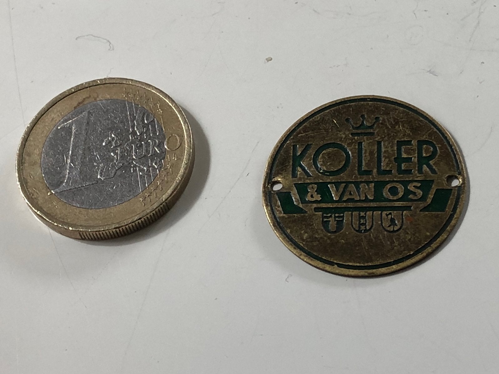 Plaatje Handelsmaatschappij Koller en Van Os uit Amsterdam, Ophalen of Verzenden, Gebruikt