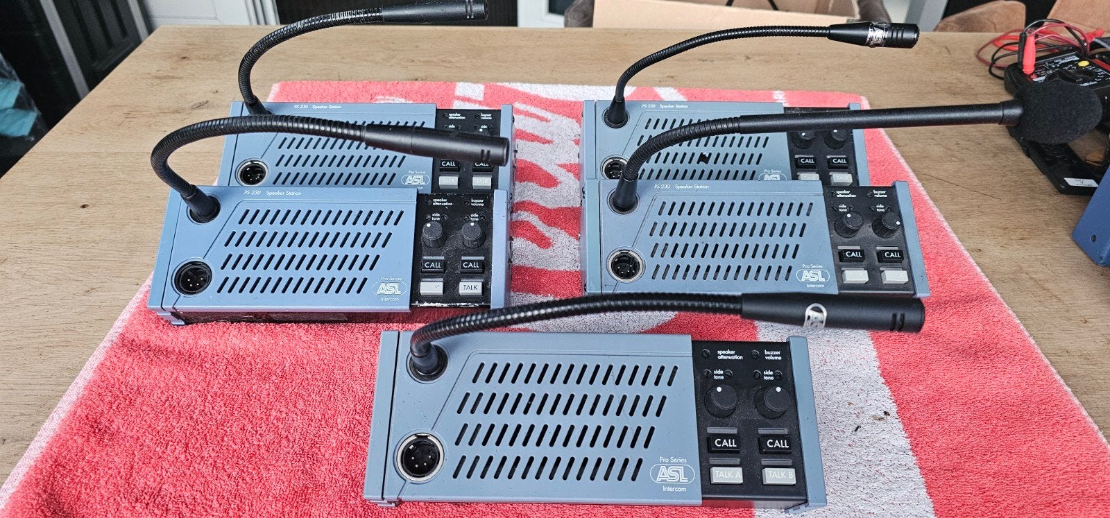 ASL intercom PS230 dual speaker station, Ophalen of Verzenden, Gebruikt, Licht