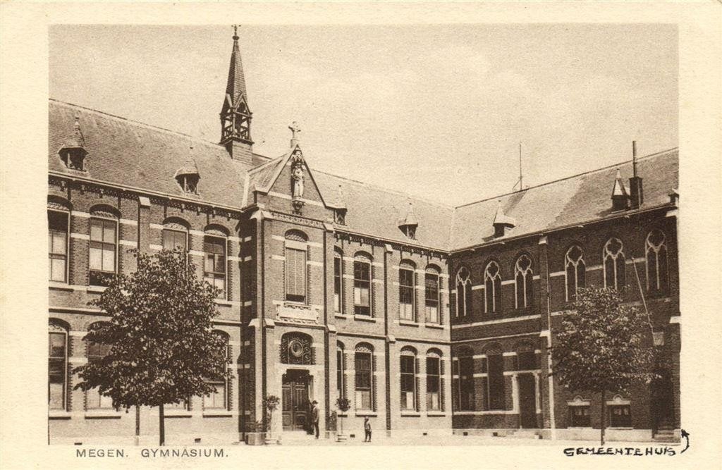 Megen. Gymnasium. - ongelopen, Ophalen of Verzenden, 1920 tot 1940, Ongelopen, Noord-Brabant