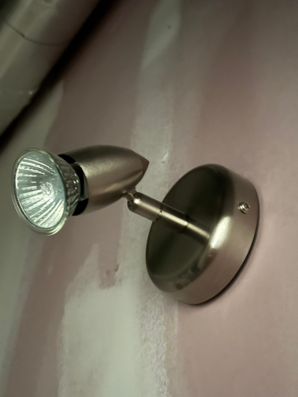 Plafond spot met 1 spot, Ophalen of Verzenden, Gebruikt, Metaal of Aluminium, Plafondspot of Wandspot