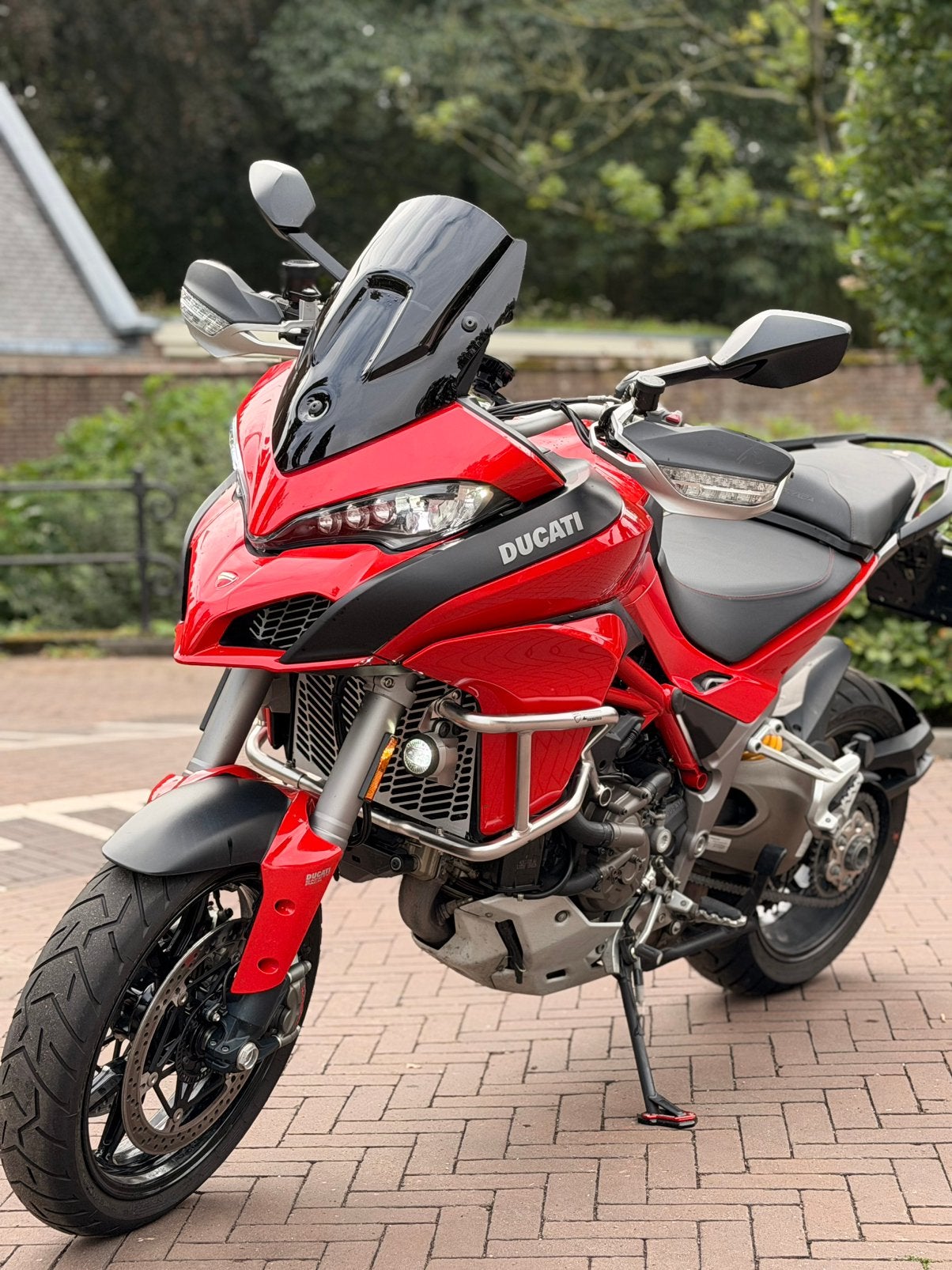 Ducati Multistrada 1200S DVT. Met garantie!, Motoren, Motoren | Ducati, 2 cilinders, Occasion, Motorrijbewijs A, Handvatverwarming