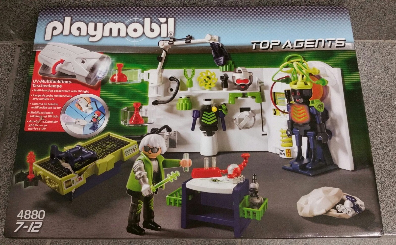 Playmobil Top Agents Robo-Gangsterlabo 4880, Ophalen of Verzenden, Nieuw