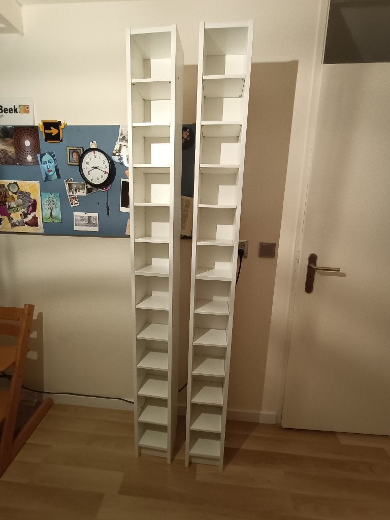 Cd kast ikea Billy wit, Ophalen, Minder dan 50 cm, 200 cm of meer, Zo goed als nieuw