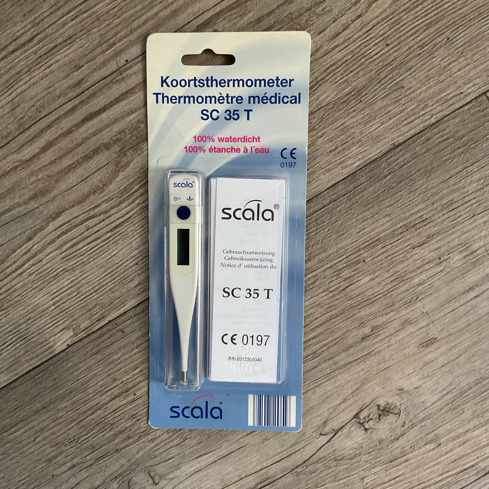 Scala SC 35 T Digitale Koortsthermometer - 100% Waterdicht, Huis en Inrichting, Lichaamsthermometer, Kunststof, Nieuw, Overige merken