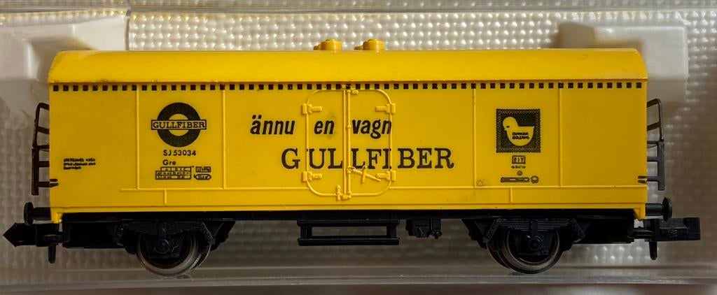 Fleischmann 8323 SJ koelwagon Gullfiber, Gelijkstroom, Fleischmann, Wagon, Ophalen of Verzenden