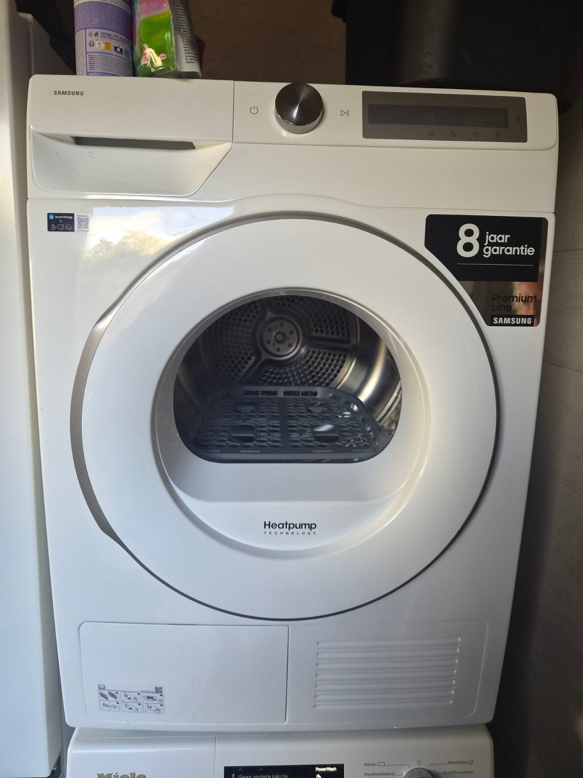 Samsung Warmtepompdroger F-D96ADRY6 - Zo goed als nieuw, Witgoed en Apparatuur, Ophalen, 8 tot 10 kg, Zo goed als nieuw, 85 tot 90 cm
