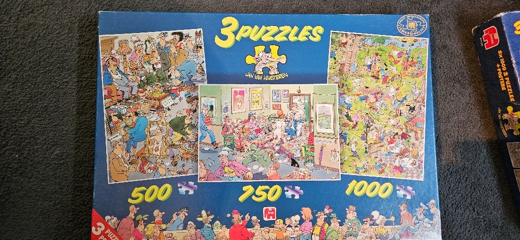 Jan van Haasteren puzzels, Ophalen, 500 t/m 1500 stukjes, Gebruikt, Legpuzzel