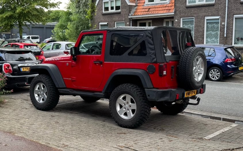 Complete softtop met frame en beslag jeep wrangler, Ophalen