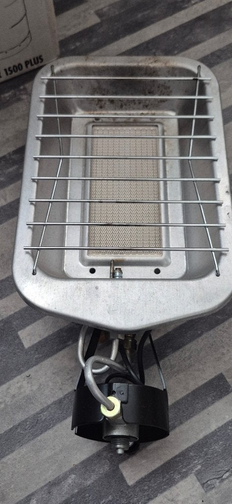 Gasstraler met flesbevestiging, star 1500 plus - 1850 W, Ophalen, Gebruikt