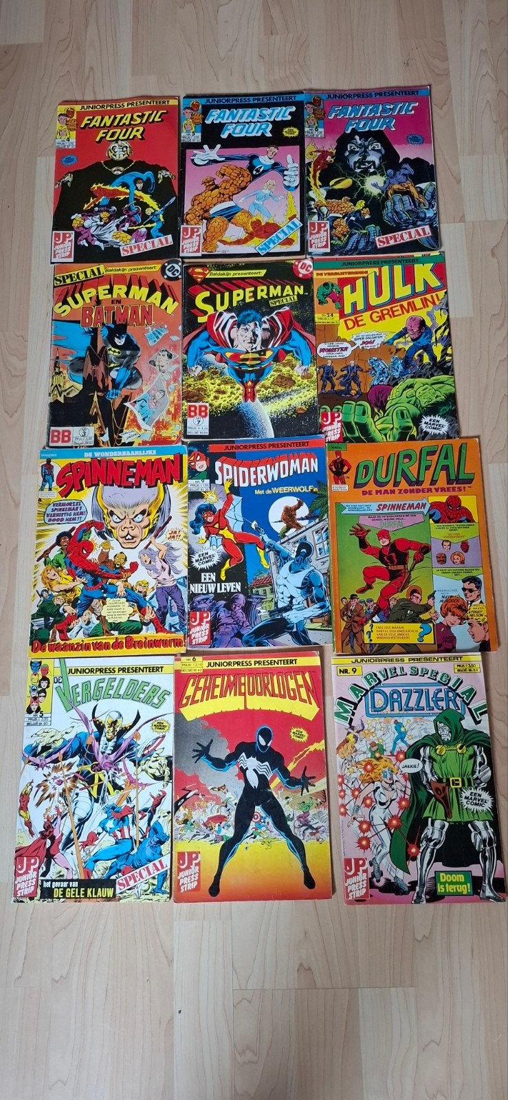11 comics Marvel/juniorpress uitgaves, Boeken, Strips | Comics, Meerdere comics, Ophalen of Verzenden, Gelezen, Amerika