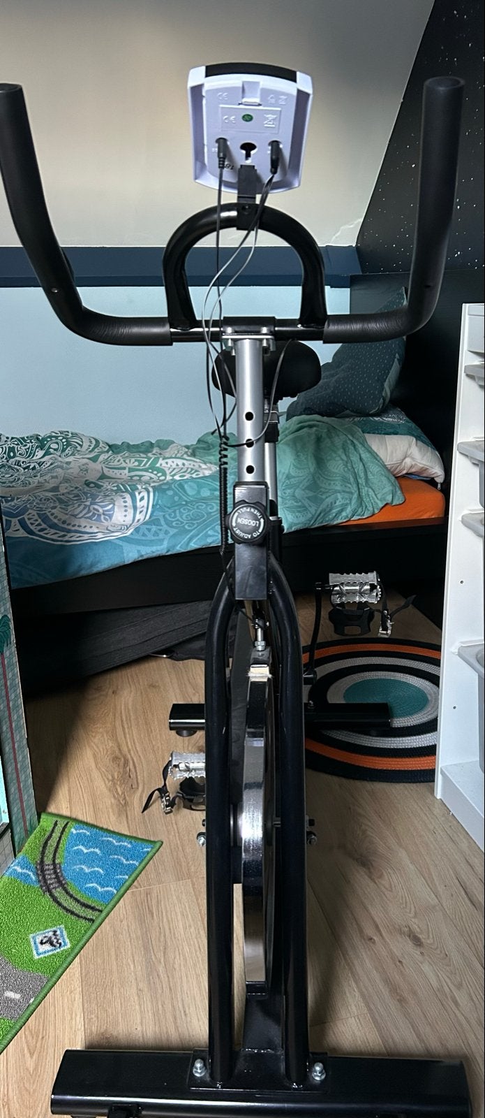 Hometrainer - Zo goed als nieuw, Sport en Fitness, Ophalen, Zo goed als nieuw, Metaal, Benen