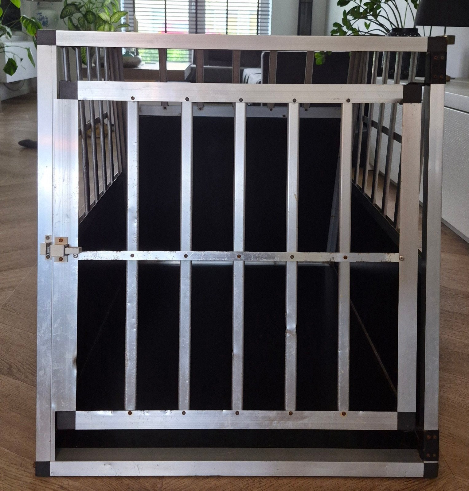 Honden (auto)bench, Ophalen, Gebruikt