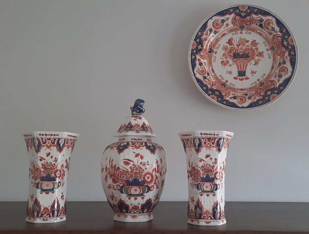 kaststel/wandbord de Porceleyne Fles Delft (+certificaat), Ophalen