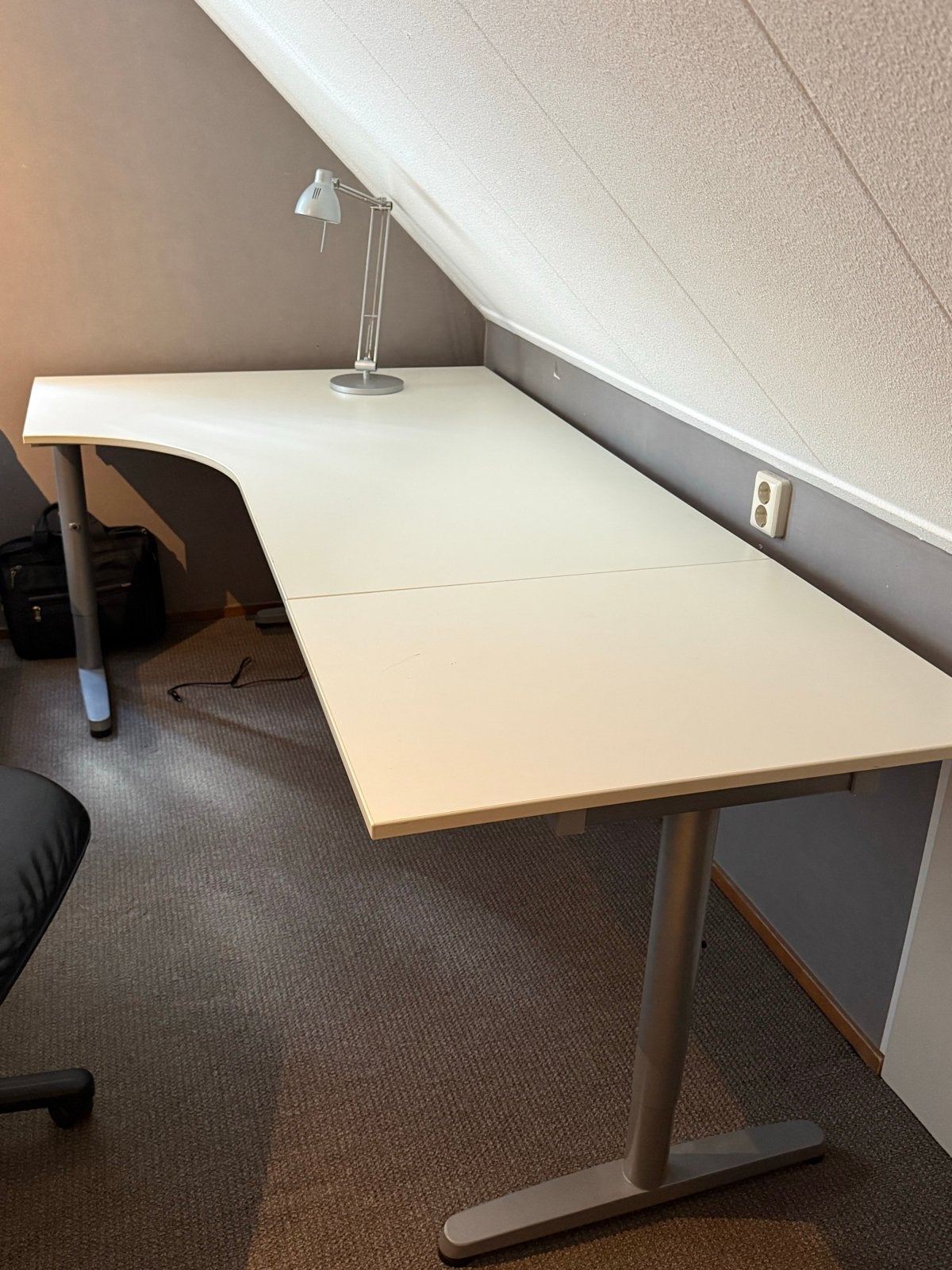 IKEA Galant bureau - 2.20x80cm (aanpasbaar naar 1.60x80cm), Ophalen, Gebruikt, IKEA